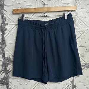 Mondetta High Waist Navy Women's athletic Shorts